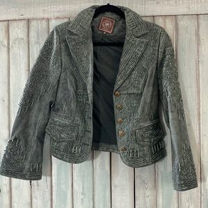 Beautiful Double D Ranch leather jacket